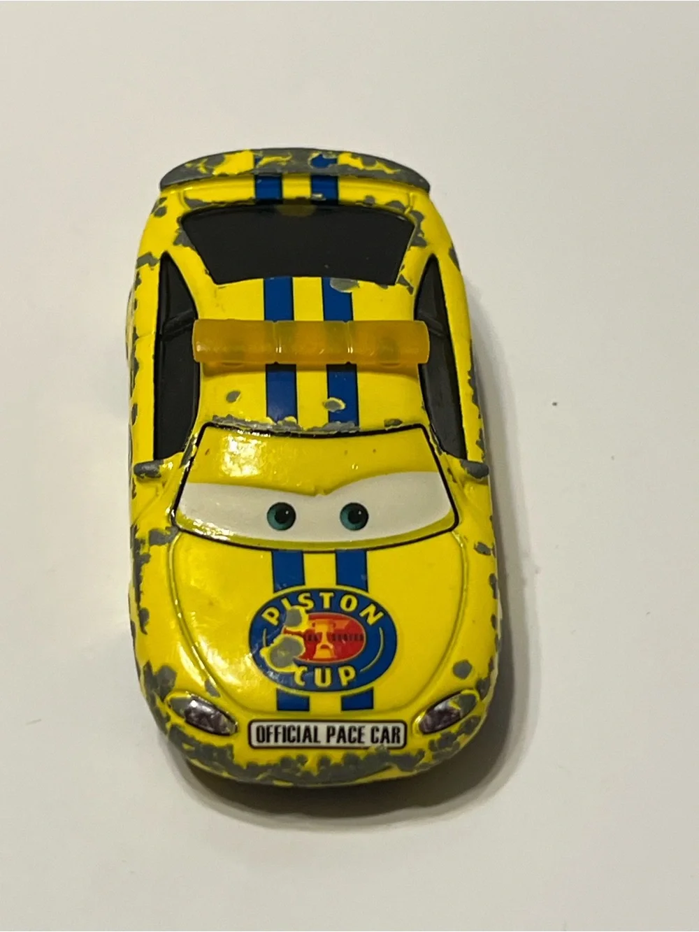 Cars Lightning McQueen & Piston Cup Official Pace Car Toy Set - Red & Yellow